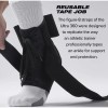 Ultra 360 Black Lace-Up Ankle Brace Ankle Support & Adjustable