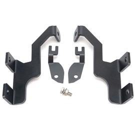 Upper Hood Left and Right Side Pillar LED Work Light Pod Mount Brackets Kit Compatible with Ford F150 SVT Raptor 2004-2014