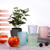 sourcing map 7oz Acrylic Drinking Glasses, 4Pcs Plastic Reusable Tumblers