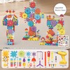 CZOALX Montessori Electric Gear Building Blocks Toys, Kids Tool Set