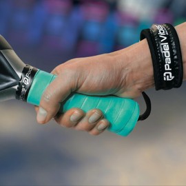 Padel Vibes® BOLD LuxeTac™ Overgrip | Ultra Tacky, Sweat-Absorbing, Luxurious Leather-Like Feel | Durable Overgrip Tape for Padel, Tennis, Squash, Badminton, and Pickleball Rackets