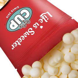 By The Cup White Chocolate Melting Wafers, 2 lb Bulk Bag for Chocolate Fountain, Fondue Sets, Molds and More