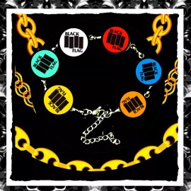 BLACK FLAG   SIX IMAGES CRYSTAL BRACELET SPECIAL  ITEM