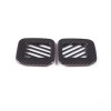 Unbranded 2PCS Carbon Fiber ABS Dashboard Air Vent Trim Cover