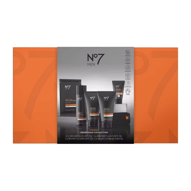 No7 Men Energising Collection Boxed Set