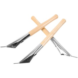 EXCEART 3pcs Sculpture Batik Pen Ceramic Pottery Tools Clay Shaping Tools Wood Batik Knives Clay Wax Pottery Tool Kit Wax Print Pen Engraving Wax Tools Batik Tools Toolkit Ceramics Wooden