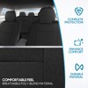 BDK PolyPro Car Seat Covers Full Set in Solid Black,