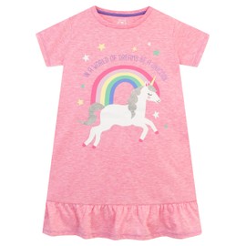 Harry Bear Girls Nightdress Unicorn Pink 3-4 Years