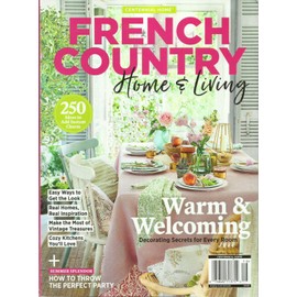 FRENCH COUNTRY MAGAZINE, HOME & LIVING ISSUE, 2020 DISPLAY OCTOBER, 05th 2020