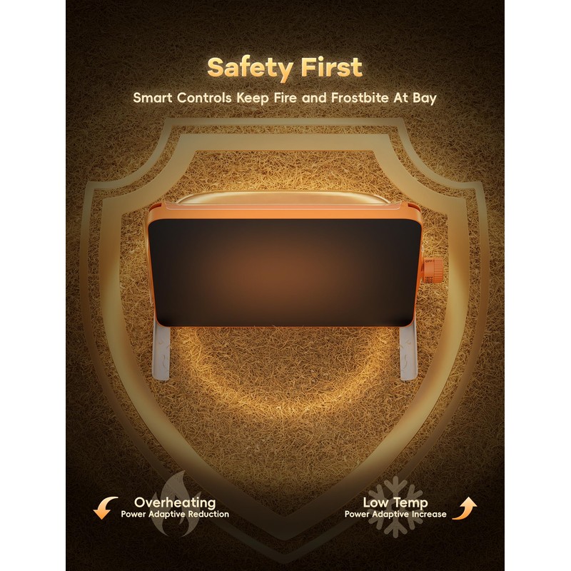 Smart Chicken Coop Heater, 200 Watts Chick Heater Built-in Adaptive