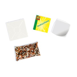 SES Creative 06222 Beedz Horses Made of Ironing Beads - Design Your Favourite Horse with Beads - Square Pegboard and 2100 Beads - For Children from 5 Years