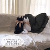 Lumierechat a-8946 Cat Cushion Pair Set of 2 for Couples,