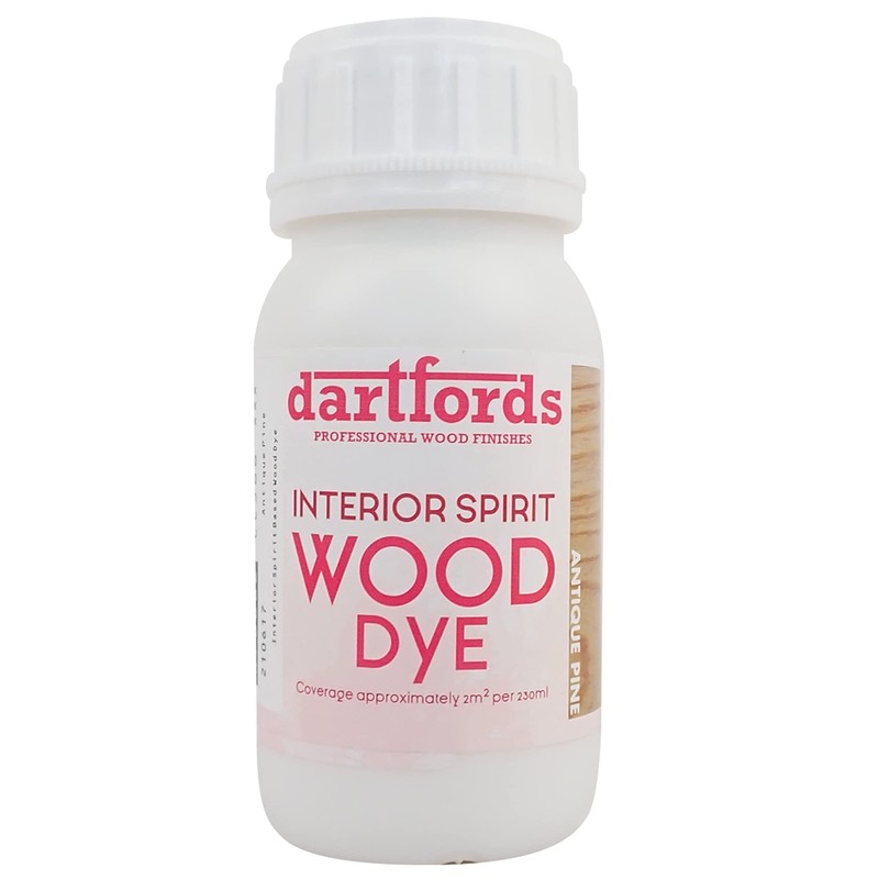Antique Pine Interior Spirit Based Wood Dye 230ml Bottle