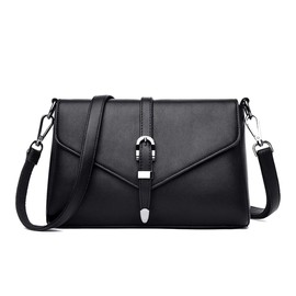 Coolives Women's PU Leather Shoulder Bag Small Shoulder Bag Elegant Handbag Bag for Women Disposable, black, Shopper