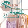 Plastic Hangers 100 Pack Aqua - Clothes Hangers - Makes