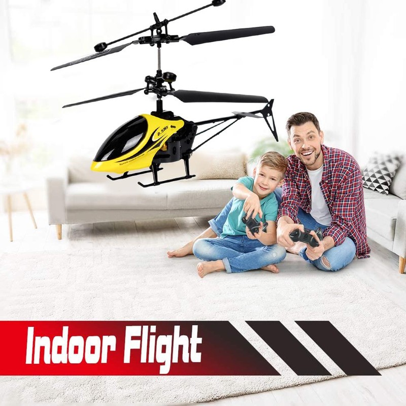Remote Control Helicopter with Lights 2 Channel USB Charging Mini