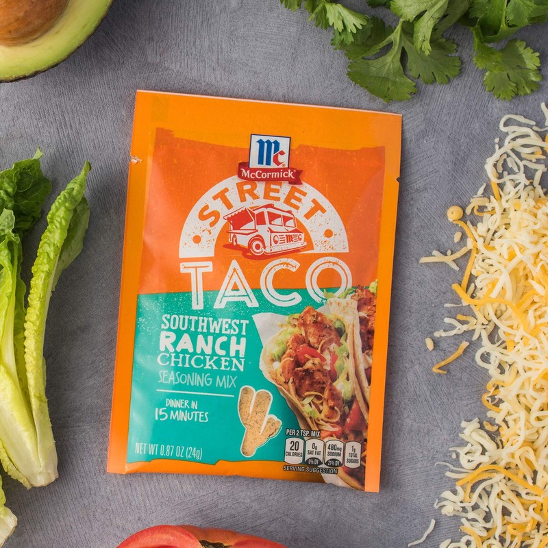 McCormick Street Taco Southwest Ranch Chicken Seasoning Mix, 0.87 oz