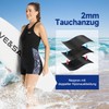 2 mm Wetsuit Shorty Women's Short Suits Front Zip Sleeveless