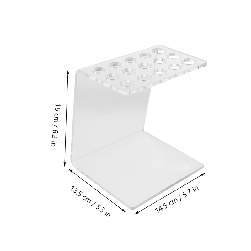 Baluue Beauty Scissor Holder Clear Acrylic Storage Case for Hair