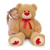 MaoGoLan Giant Teddy Bear 36" Stuffed Animal - Red Heart