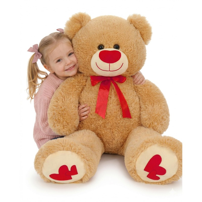 MaoGoLan Giant Teddy Bear 36" Stuffed Animal - Red Heart