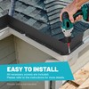 Chiligent 4 Pcs Gutter Valley Splash Guards, Aluminum Roofing Gutter