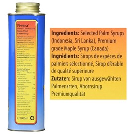 Neera Natural Madal Bal Sirope De Savia Master Cleanse Diet - Detox Tea for Belly Fat and Bloating Colon Cleanser & Detox Stomach Cleanse & Lemonade Detox Drink, Blue - 1000ml