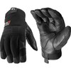 Wells Lamont Insulated Leather Work Gloves for Men - Fleece-Lined