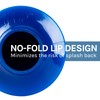 JS Jackson Supplies Blue Bellows Accordion Toilet Plunger with Black