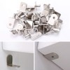 Shelf Pegs-Support Pins Set, 80 Pieces Stainless Steel Metal Bracket