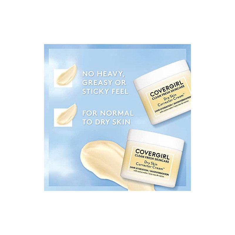 COVERGIRL Clean Fresh Skincare Dry Skin Corrector Cream