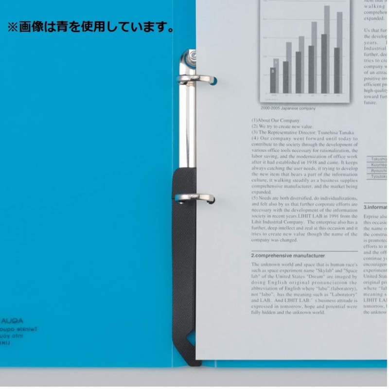 リヒトラブ リングファイル A5S 2穴 乳白 F5006-1