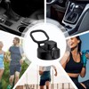 Spout Lid | Automatic Chug Lid Wide Mouth Top Lid,Convenient