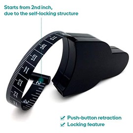 Cinta métrica corporal, Body Measuring Tape (Black), 1