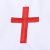 BLESSUME Unisex Church V Shape Choir Stole Collar with Cross,