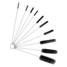 Annhua Straw Brush Cleaning Brush, Nylon Tube Brush, Test Tube Brush, Extra Fine Bottle Brush, Cup Brush, Baby Bottle, Narrow Mouth Bottle, Spout Wash, Water Bottle, Kitchen Brush, Drain Pipe,