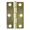 Ultra Hardware (20) Hinge Light Duty Removable Pin Brass Plated