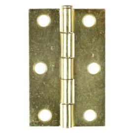 Ultra Hardware (20) Hinge Light Duty Removable Pin Brass Plated  2 1/2'' x 1 11/16'' 64mmx43mm