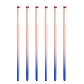 KAAGEE 6pieces Ombre Nail Brush Wood Nail Pen Ombre Brush for Gel Nails Nail Gradient Brush Nail Design Brushes Nail Painting Kit Nail Art Tools Acrylic Nail Accessories