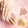 Nail Adhesive Tabs, Clear Super Strong Solid Nail Adhesive Tabs,