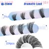 Yaiseiko Fluffy Lash Clusters 300D Thick Long 12-25mm Volume Cluster