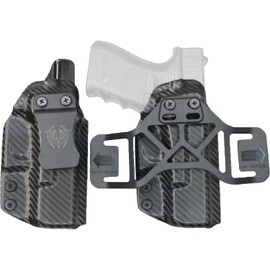 UM Tactical Qualifier 2-in-1 Holster Made for Taurus GX2 Holster IWB and OWB, Inside Clip and Outside Waistband Strap, Adjustable Cant Retention, Made from Boltaron, Ambi