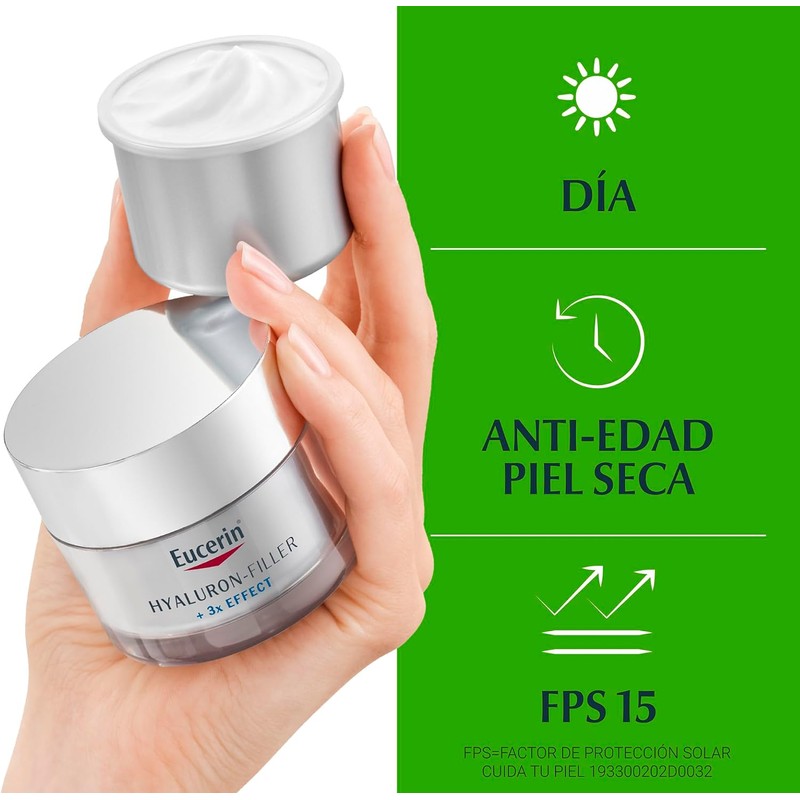 Eucerin Refill Crema anti edad Hyaluron-Filler Crema de Día FPS15