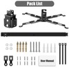 2-Be-Best Upgraded Long Projector Mount Height 25-39"/ 63-100CM Projector Ceiling