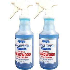 Woodwise Ready-to-Use No Wax Hardwood Floor Cleaner 32oz Spray Pack of 2