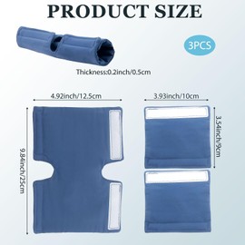 CPAP Skin Protector Strap Covers,Strap Cushions,Hair Protector Face Cushion Pads, Reduces Red Marks and Non-Irritation,Mask Frame Covers Compatible with DreamWear or ResMed AirFit Masks Headgear