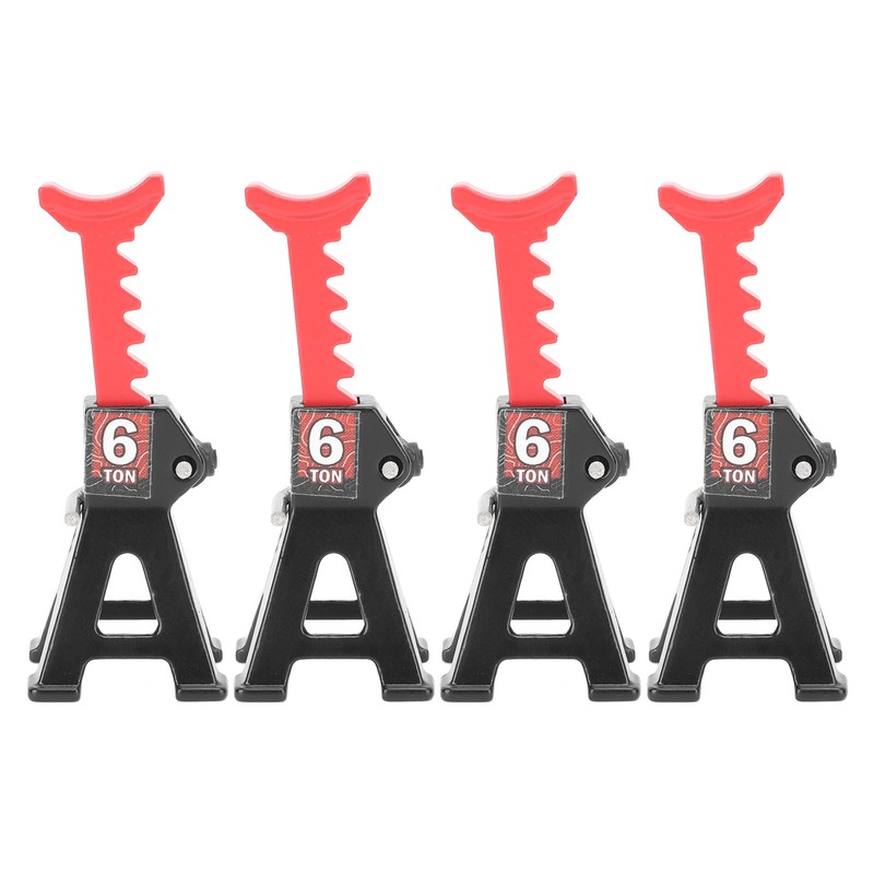 4PCS Mini Jack Stand Adjustable Aluminum Alloy Scale Jack Stand