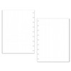 Grid Notes Refill Pages fits 9-Disc Medium Size Planners, Notes