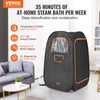 VEVOR Compact Portable Steam Sauna Tent, 1200W Sauna with Chair