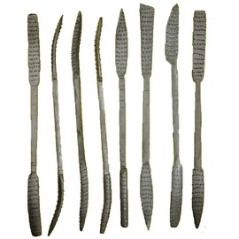 BENSON 8x Rasp File Set for Wood, Soapstone Files, Rasps